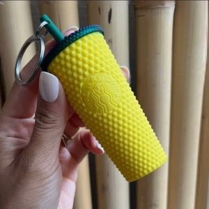 Starbucks Pineapple Cold Cup Keychain